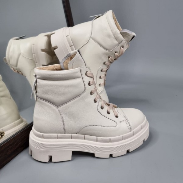 Продаж Жіночі черевики Аляска Беж в інтернет-магазині ledi.com.ua